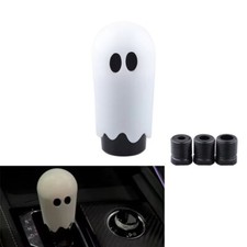 JDM Ghost White New Style Gear Shift Knob White Universal Fitment M8 M10 M12