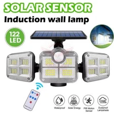 50000LM 122 LED Solar Lights Outdoor Waterproof Motion Sensor Security Wall Lamp
