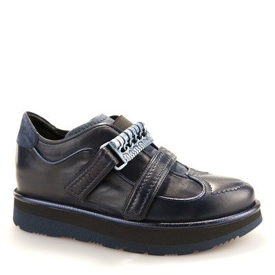 Authentic Fabi Leather Italian Designer Shoes Blue New Size  display picture 1