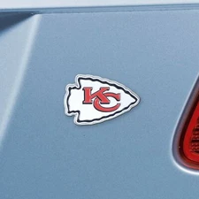 Fanmats 22572 Kansas City Chiefs 3D Color Metal Emblem