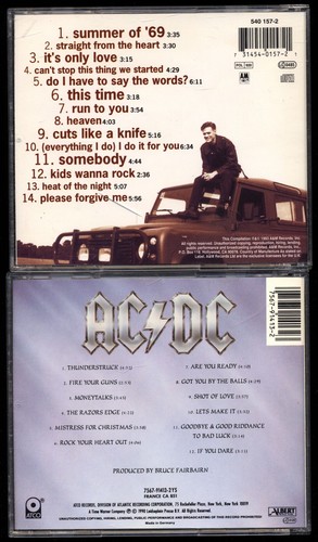 CD-Konvolut★2 CDs★AC/DC • RAZOR’S EDGE + Bryan ADAMS • SO FAR, SO GOOD★SEHR GUT★ - Bild 2 von 4