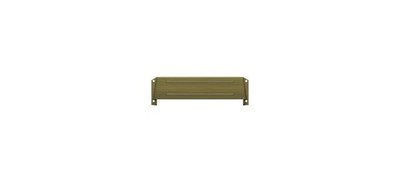 Deltana MSH158U5 Letter Box Hood; Antique Brass Finish
