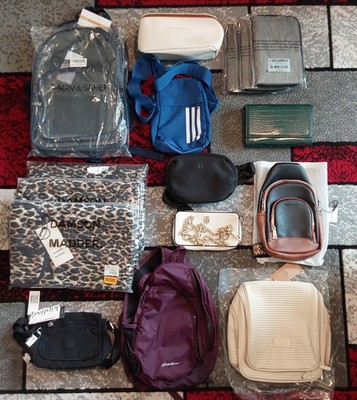 Kipling, Damson Madder, Dezi, Hurley, Hilfiger & More Mixed Bag Lot of 17    