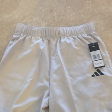 adidas Boys Athletic Shorts L 14/16 Natural Regular Fit Elastic Waist AH10018
