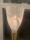 Calla Lily Table Lamp Hollywood Regency Style Vintage 80’s Retro Lotus Flower — photo 3