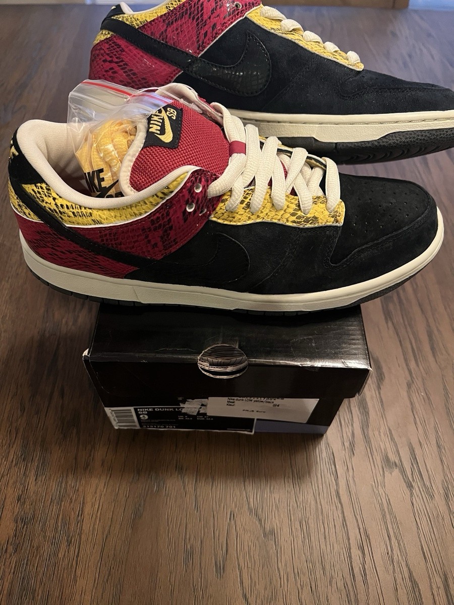 Size 9 - Nike Dunk Premium SB Low Coral Snake for sale online | eBay