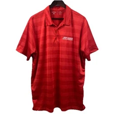 ANTIGUA Polo Shirt Men's Size XL Red Short Sleeve Performance JAX STATE