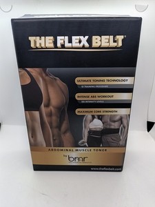 The Flex Belt BMR X-70 Electronic Abdominal Muscle Toner WORKS PARTS ONLY READ