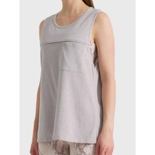Varley Loma Mesh Active Cotton Tank Top in Raindrops - Size M EUC 78 MSRP