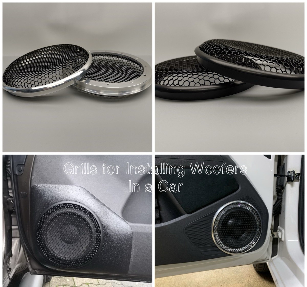 Dynaudio Esotar 650, Aluminum Rings with Grills for Woofers