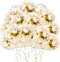 Luftballons Gold 30Cm Konfetti 50 StüCk Latex FüR Hochzeit Geburtstag Dekoration