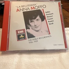 Anna Moffo: La Bellissima: The Debut Recordings 1956-1959 CD 1990 EMI ANGEL