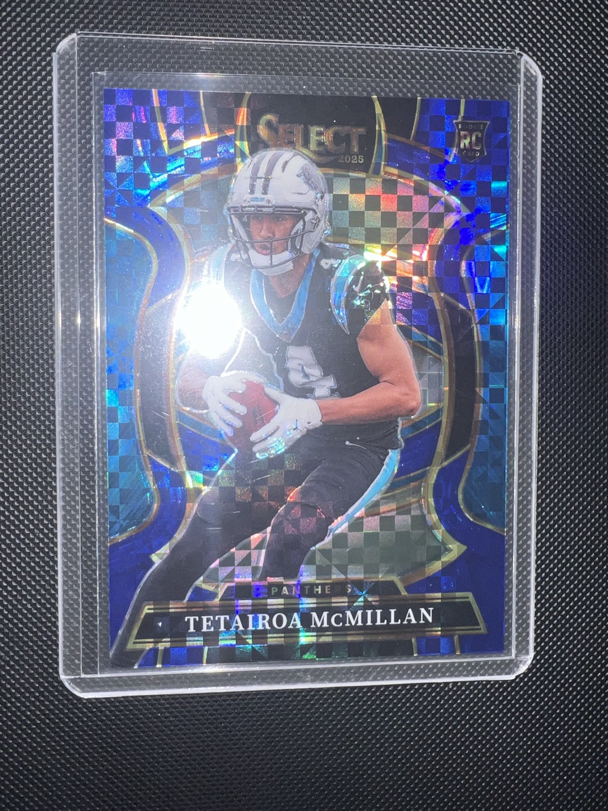 2025 Panini Select - Concourse Tetairoa McMillan #44 Blue Prizm /249 (RC)