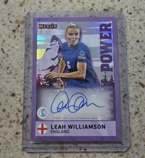 Topps Merlin UEFA Women Euros 2025 Leah Williamson /50 Auto England/ Arsenal
