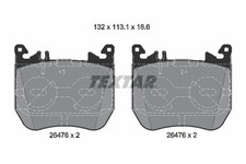 Textar 2647601 Bremsbelagsatz, Scheibenbremse für MERCEDES-BENZ
