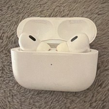 Apple AirPods Pro White Wireless Bluetooth Earbuds w/ Charging Case Mic