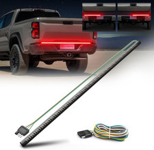 60 Inches Red Sequential Turn Signal LED Brake Lamp Triple Row 504 Leds Tailgate