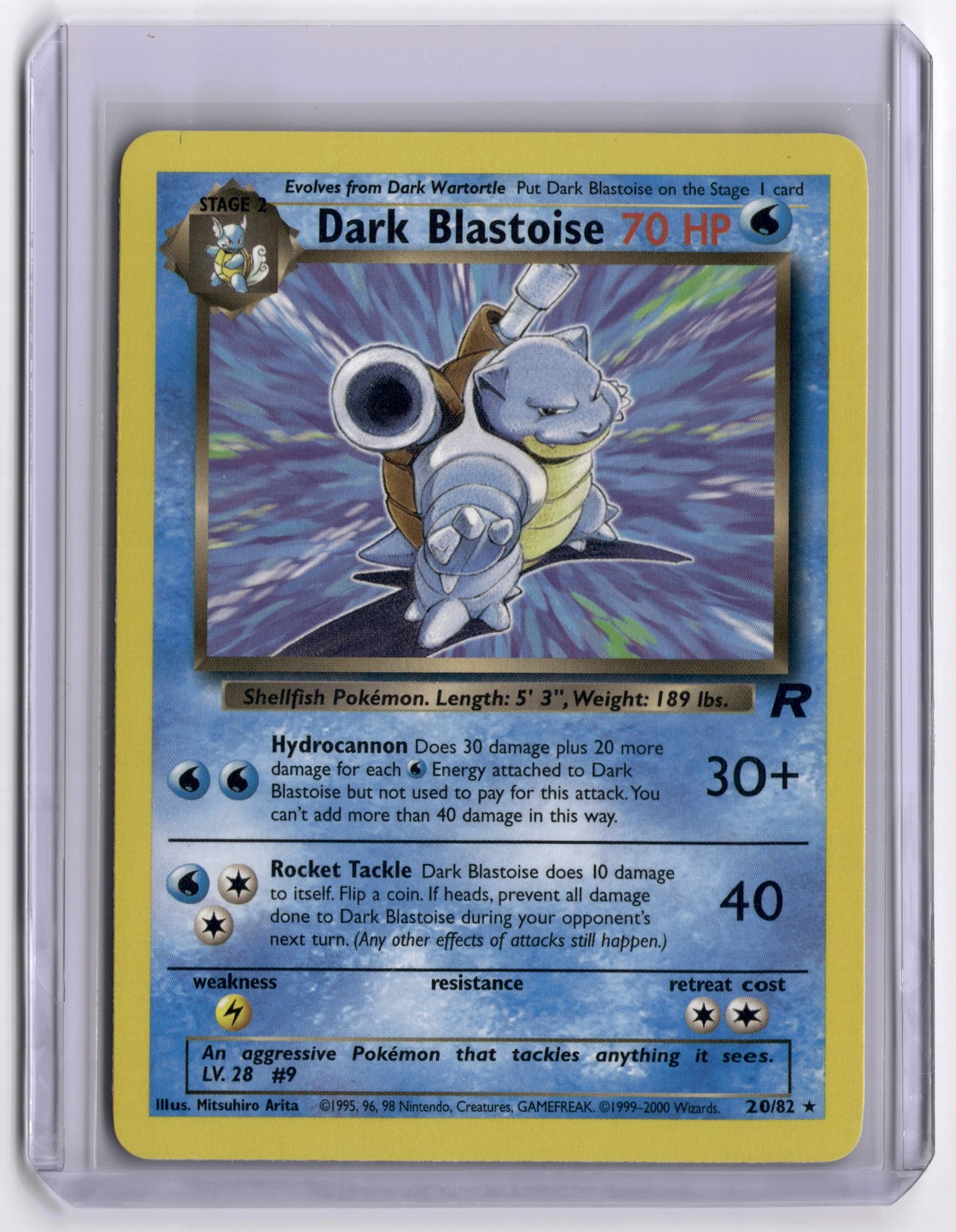 Dark Blastoise (20) - Team Rocket - Near Mint or Better