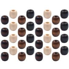 200pcs Wood Spacer Beads Wooden Beads Ornament Home Decor Round Wood Beads
