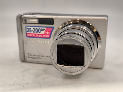 Ricoh Caplio R3 5MP 7,1X Optischer Zoom Kamera Für Ersatzteile Silber