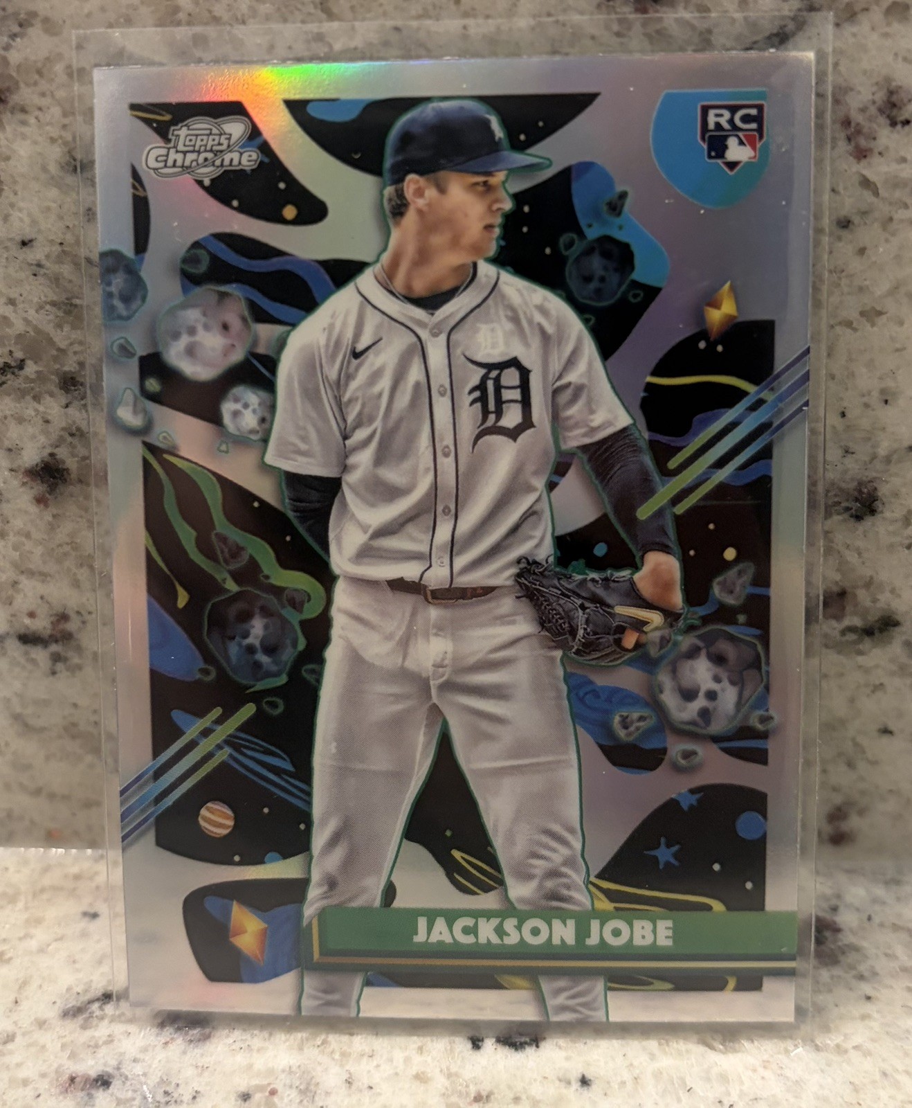 2025 TOPPS CHROME COSMIC REFRACTOR #142 Jackson Jobe RC TZ
