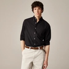 NEW $90 J Crew Broken-in Garment-Dyed  Cotton Oxford Shirt in Slim Fit