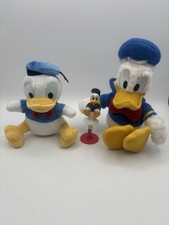 Lot Of 3 Vintage Disney Store Donald Duck Plush Stuffed Animal Toy Original