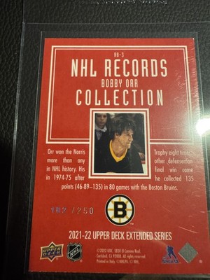 2021 UPPER DECK RECORD COLLECTIONS#RB-3 BOBBY ORR RECORD COLLECTIONS GOLD /250