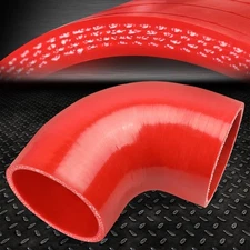 2.75" 3-PLY 90-DEGREE ELBOW TURBO/INTAKE PIPING SILICONE COUPLER HOSE/PIPE RED