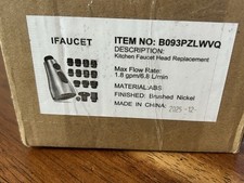 Stainless Kitchen Faucet Head Replacement with 15 Adapters