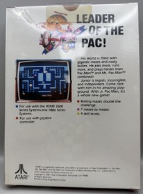 Jr. Pac-Man (Atari 2600, 1988) NEW Factory Sealed