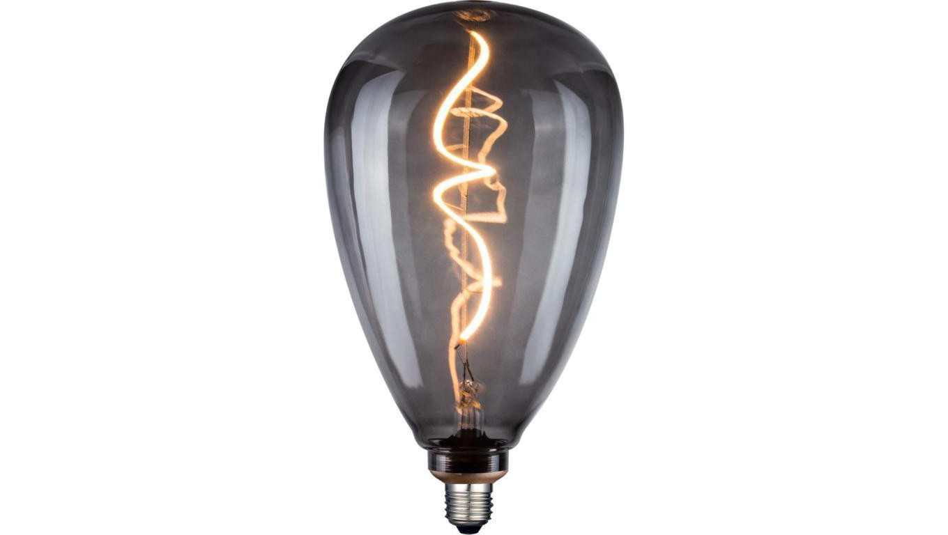 Декоративная СВЕТОДИОДНАЯ ЛАМПА НАКАЛИВАНИЯ E27 S173, 4 Вт, 50 лм, 1800 К, на 320 оборотов в секунду