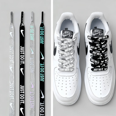 Flache reflektierende Schnürsenkel 4 Farben für Nike Jordan Dunk SB Turnschuhe 140-160 CM UK
