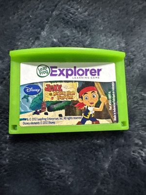 Leap Frog Leapster Explorer Jake & The Neverland Pirates Disney LeapPad Game
