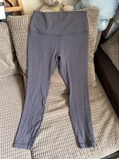 Lululemon Align Leggings Size 6 Dark Grey Purple Slate High Rise Yoga Pants