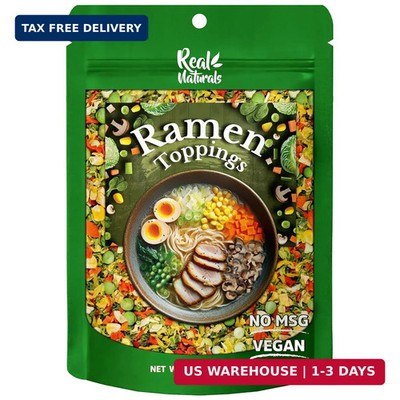 Dried Ramen Toppings. Dehydrated Vegetables for Ramen Topper Include Cabbage, Sp