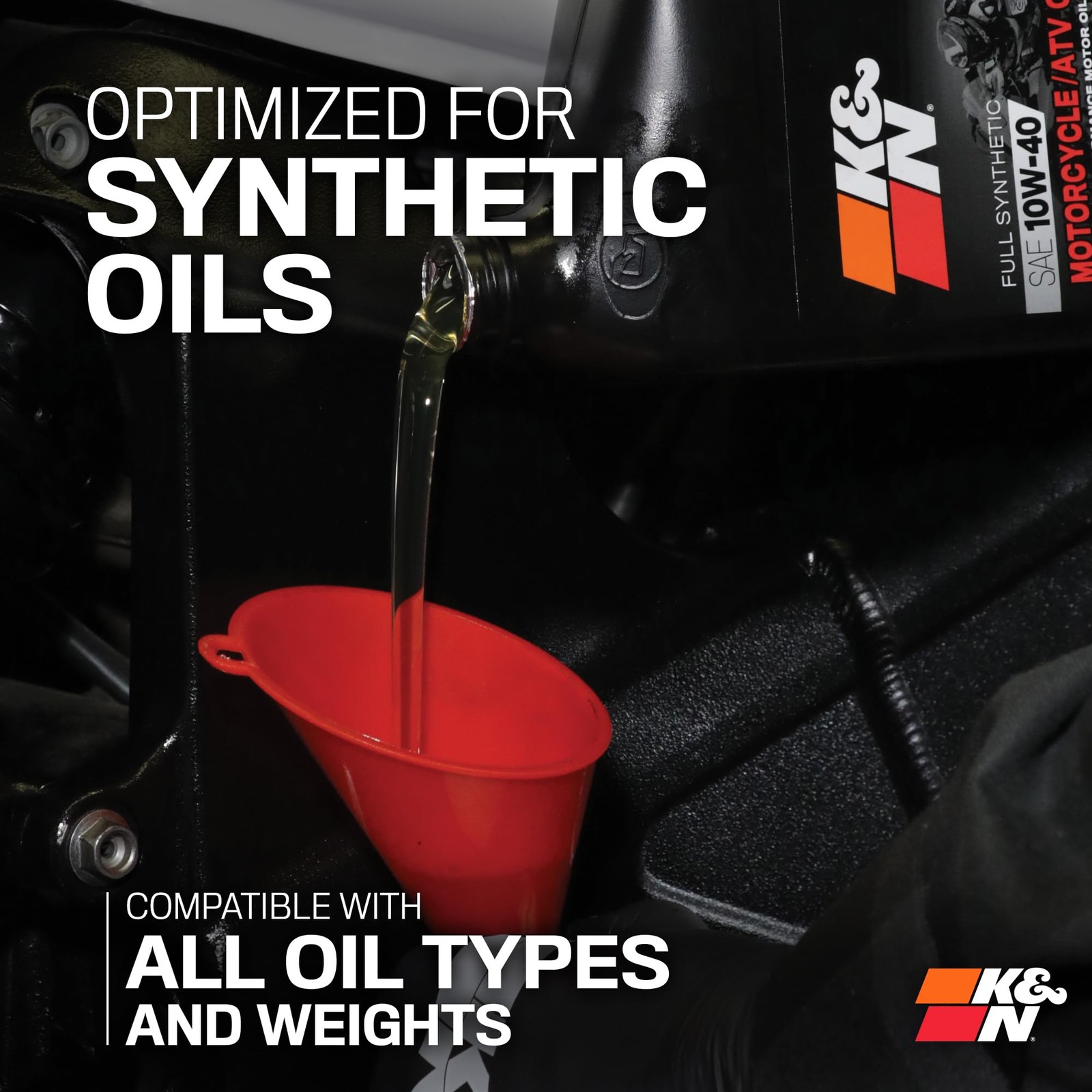 K&N KN-170C Motorcycle Oil Filter Fits Select Harely Davidson Motorcycles