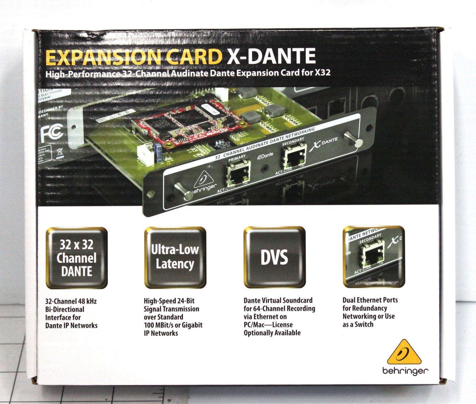 Behringer X DANTE 32-Channel Audinate Dante Expansion Card for X32