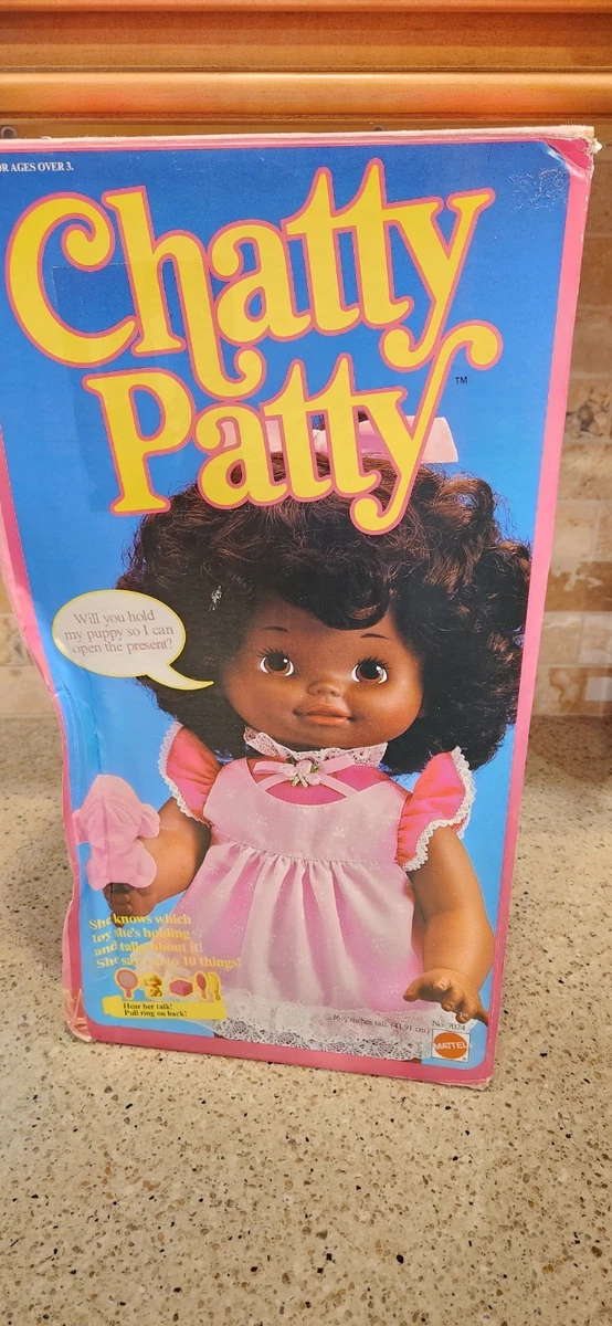 PaPa's toy 出品★マテル社　チャーミン・チャッティ　キャシー人形 Mattel Chatty Cathy Doll African American Dolls & Doll Playsets