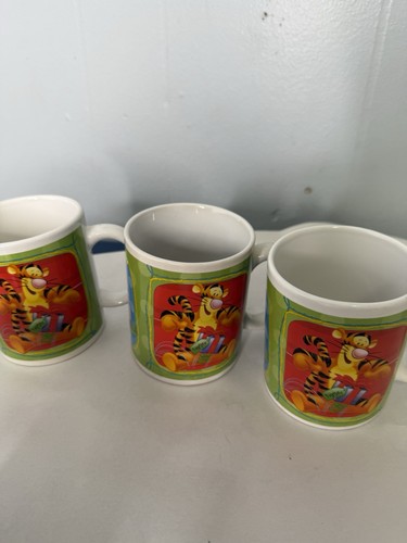 Disney Winnie The Pooh Friends Piglet & Tigger Houston Harvest Porcelain Mug Set - Picture 3 of 8