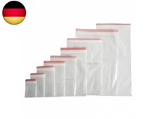 100 St. ZIP 20x30 cm Beutel Druckverschluss Polybeutel T&uuml;te Verschlussbeutel