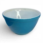Pyrex 401 Blue Nesting Mixing Bowl Ovenware 1.5 Pints