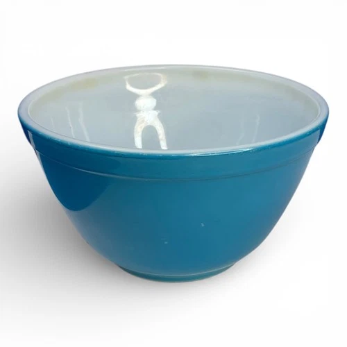 Pyrex 401 Blue Nesting Mixing Bowl Ovenware 1.5 Pints