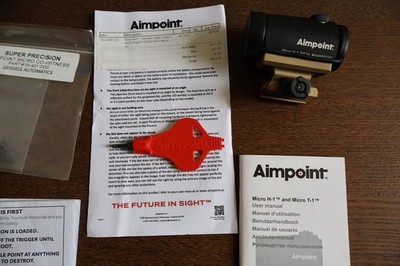 Aimpoint H-1 2 MOA Red Dot With Geissele Super Precision APT1