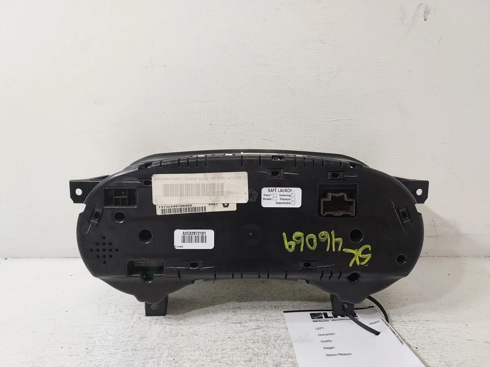 Dodge Charger Speedo 2012 velocímetro clúster 151 k millas OEM LKQ Foto 2 de 4