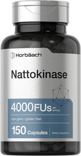 Nattokinase Supplement 4000 FU 150 Capsules Non-Gmo, Gluten Free