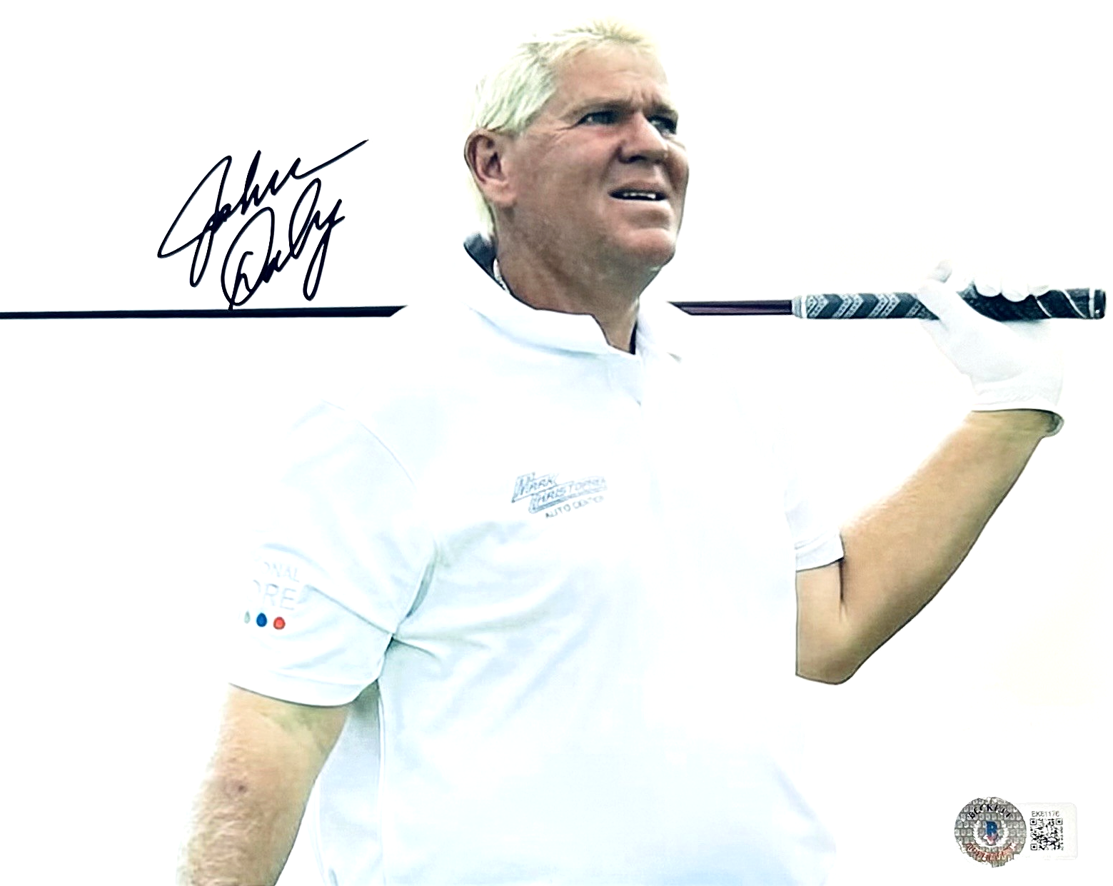 John Daly Autographed Signed 8x10 Photo BAS Beckett HOLO Authentic PGA Golf Legend 
