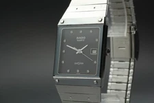 [Exc+5] RADO 129.0154.3 Diastar Black Dial 11P Diamond Quartz Men's Swiss Watch