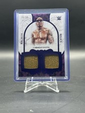 2025 Topps Royalty WWE #RR-11 Carmelo Hayes Regalia Relics Purple #/50