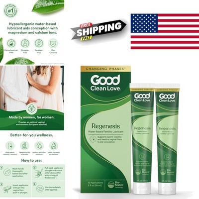 Non Staining Fertility Lubricant for Couples Trying to Conceive 2 Pack